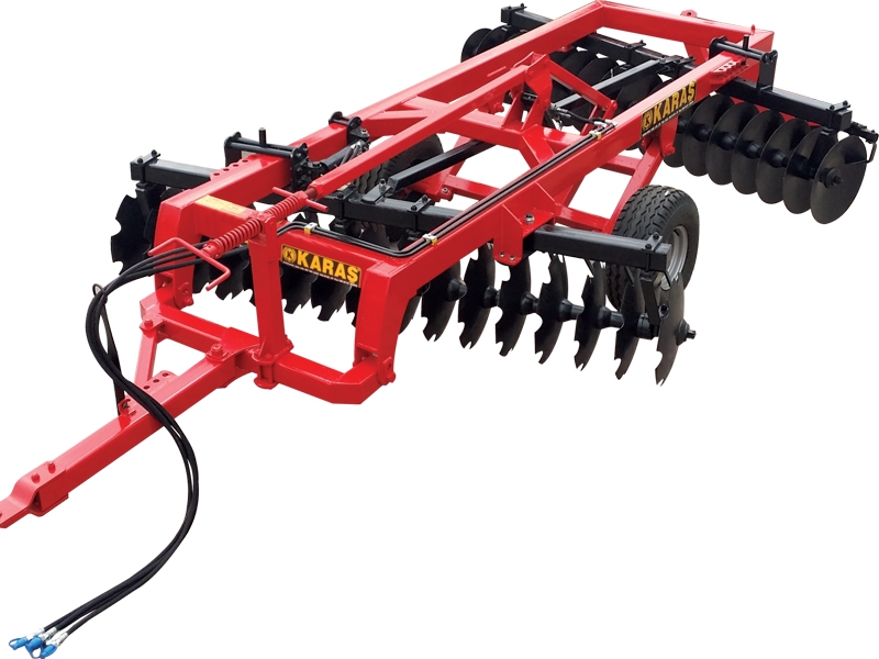 Diskli Tırmık-Diskaro Goble 12 Yatak 51 Disk -36 Sıralı Çekilir Hafif Tip Tekerli - 325 Cm