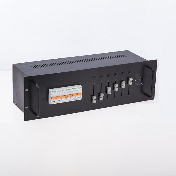 6 X 2000W Sürgülü Rack Tipi Dimmer Çok Kanallı