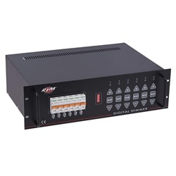 6 X 3000W Rack Tipi Dmx-512 Dijital Dimmer