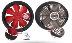 Aksiyal Baca -Duvar Fanı -35W -GB