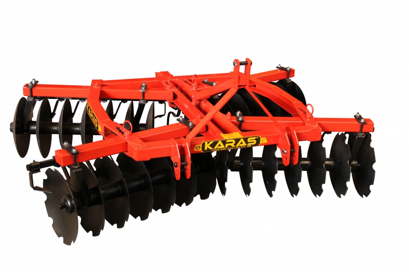 Diskli Tırmık-Diskaro 51 Disk- 28 Sıralı X Tip Tandem - 285 Cm -3 Askı