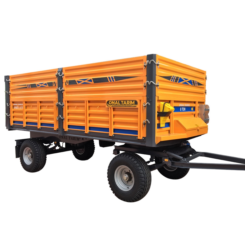 8 Ton Çift Dingil Tarım Römorku