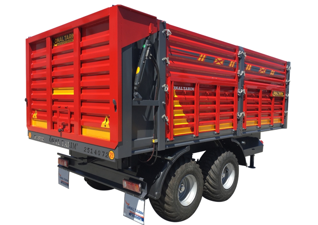 8 Ton Tandem Dingil Tarım Römorku