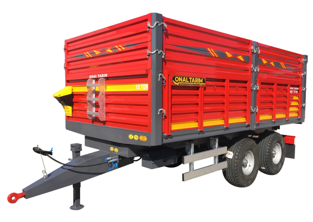 8 Ton Tandem Dingil Tarım Römorku