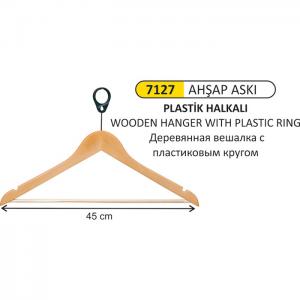 Askı- Ahşap Plasti̇k Halkalı
