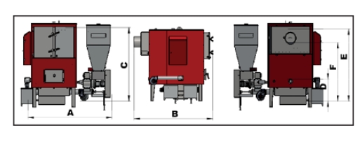 Bio Kütle Yakıt Kazanı (Stokerli,Ateşlemeli,Kül Çıkarmalı,Karıştırmalı) PEL-250