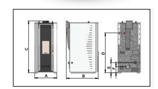 Camlı Tip Sulu Sistem Pellet Sobası Camıno-10