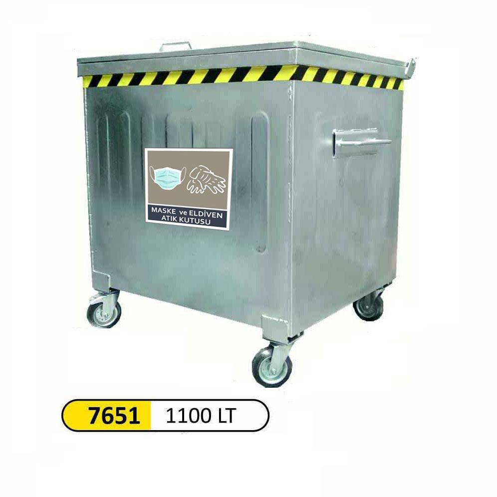 Çöp Konteynerı- 1100 Lt Galvani̇z