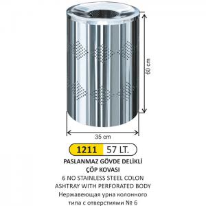 Çöp Kovası- Kolon  Gövde Del. 6 No Pasl.