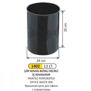 Çöp Kovası- Ofi̇s Boyalı Deli̇kli̇ 1402