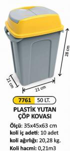 Çöp Kovasi- Plasti̇k  Yutan 50 Lt