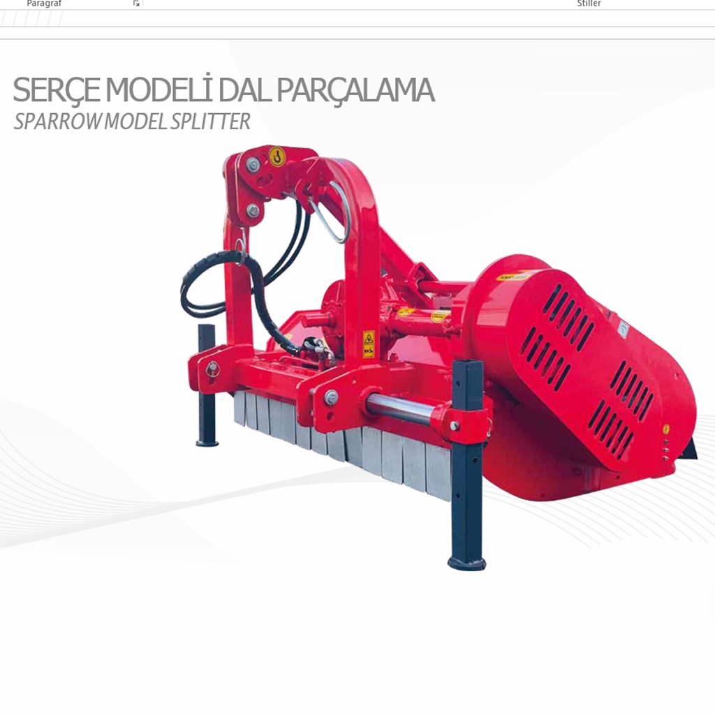 Dal Parçalama - Serçe Model 140 Cm