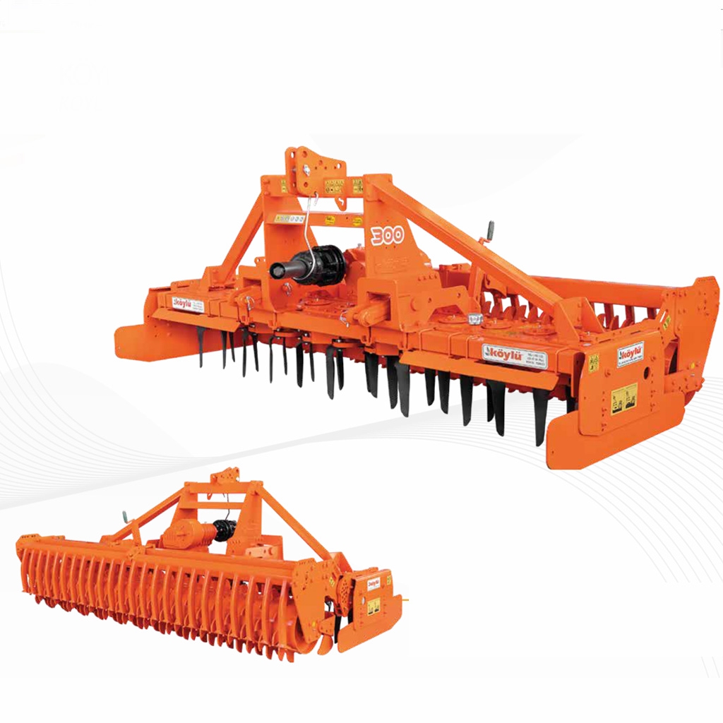 Dik Rotovatör -  Ağır Tip Dolu Merdaneli - Değişken Devirli Şanzıman Ejderha Model 250 Cm