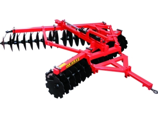 Diskli Tırmık-Diskaro Kavis Ayarlı 12 Yatak 51 Disk - 36 Sıralı Asılır Çekilir V Tip - 325 Cm