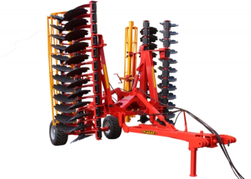 Diskli Tırmık-Goble - 48 Sıralı Asılır Çekilir Tip Katlanır  Bağımsız Kauçuklu - 600 Cm