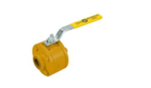 Doğalgaz Dişli Küresel Vana Karbon Çelik 3 Parçalı PN40 DN15