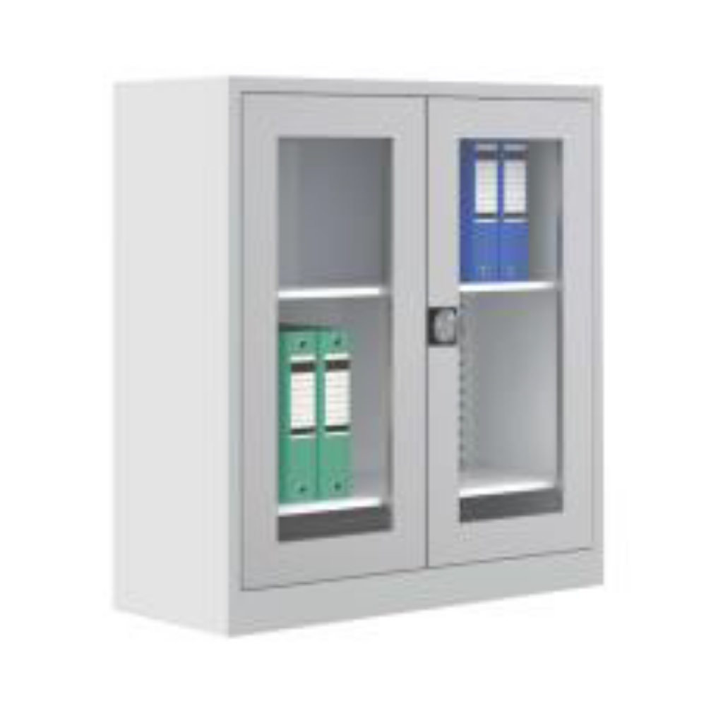 METAL Dosya Dolabı - Camlı 100Cm