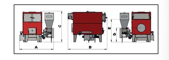 Katı Yakıtlı Sıcak Hava Kazanı (Kömür Yakıtlı) KOZ-H-1000