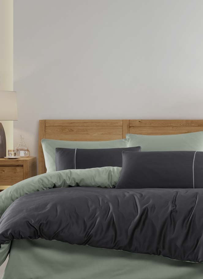 King Size Nevresim Takımı - Pamuk Saten KLIMENT Harbor-Pampas