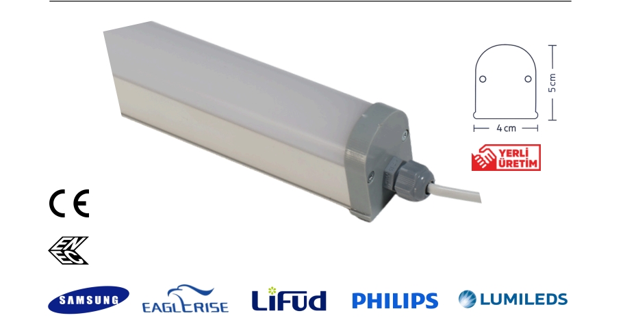 LED Etanj Armatür-Su Geçirmez - Plus Serisi150 cm