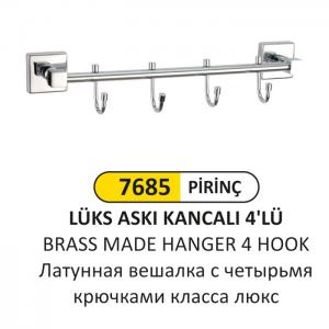 Lüks Askı- Kancalı 4 Lü Piri̇nç