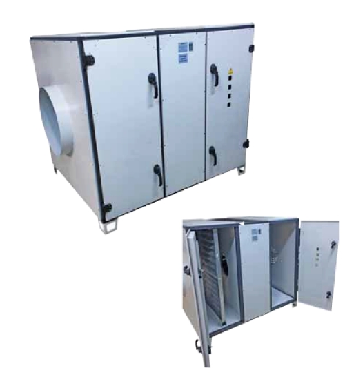 MDF SERİSİ HÜCRELİ MUTFAK  DAVLUMBAZ FANI - 400 V 0,55 KW 1450 Devir 3000 Hava Debisi 400 Basınç