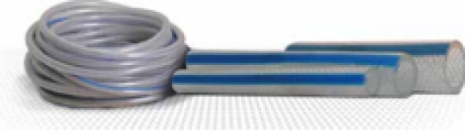 Örgülü Hortum(1/2inch)-Şeffaf -Süper Mavi PVC-100M