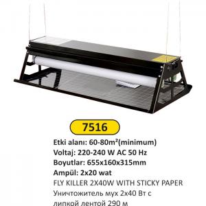 Si̇nek Öldürücü 2X40 W Yapışkan Bantlı