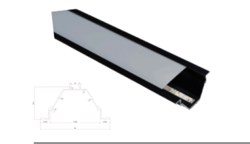 Sıva Üstü LED Linear Armatür 8cm