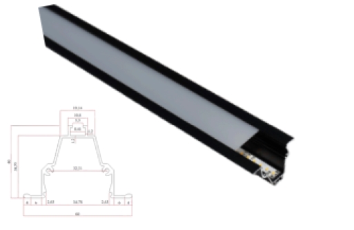 Sıva Üstü LED Linear Armatür Güç 5 cm