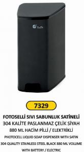 Sıvı Sabunluk- Fotoselli̇ Paslanmaz Si̇yah 0,880 Ml