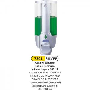 Sıvı Sabun Şampuan Veri̇ci̇-  Abs Mat Krom 380 Ml