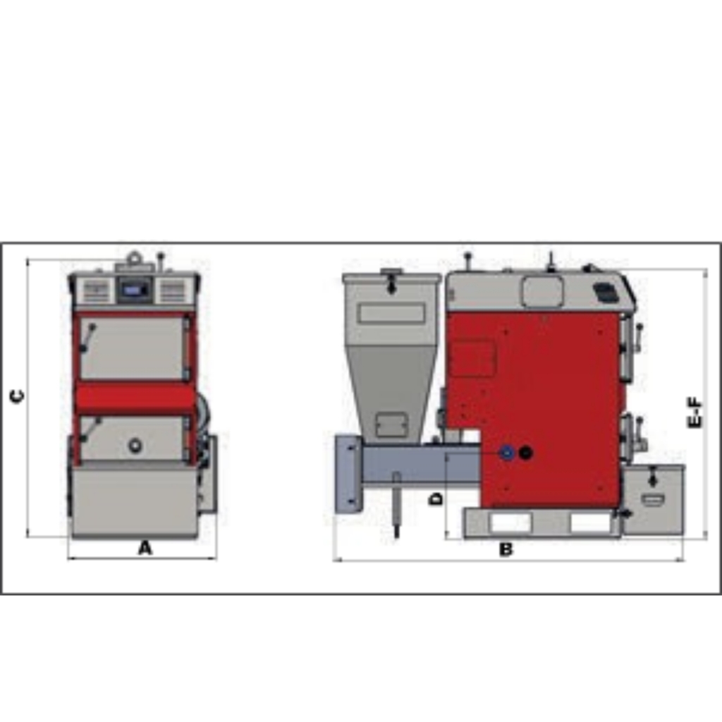 Stokerli Ateşlemeli Kül Çıkarmalı Karıştırmalı Kazan KOZ-20