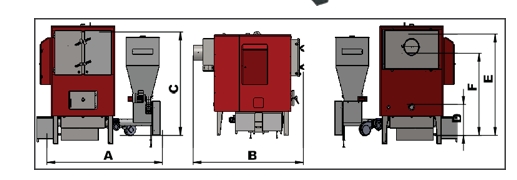 Stokerli Ateşlemeli Kül Çıkarmalı Karıştırmalı Merkezi Isıtma Sistemi KOZ-250