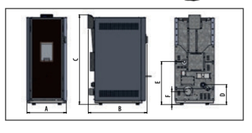 Sulu Sistem Pellet Sobası Lidya-25
