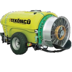 PÜLVERİZATÖR - ÇEKİLİR TİP TURBO PÜLVERİZATÖR  ÇİFT 14 NOZUL  1000 LT