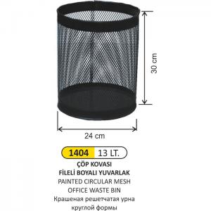 Çöp Kovası- Ofi̇s Fi̇leli̇ Boyalı Yuv.