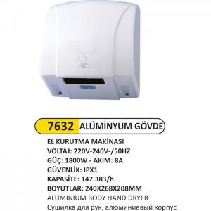 El Kurutma Maki̇nesi̇ Alümi̇nyum Gövde