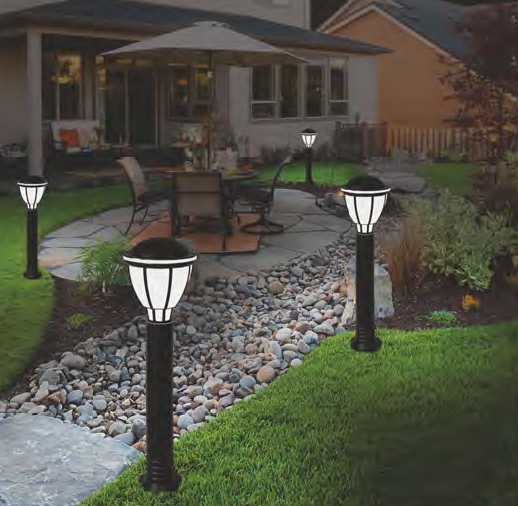 Yol Aydınlatma Direği -  Kupa Uzun Siyah  150Cm